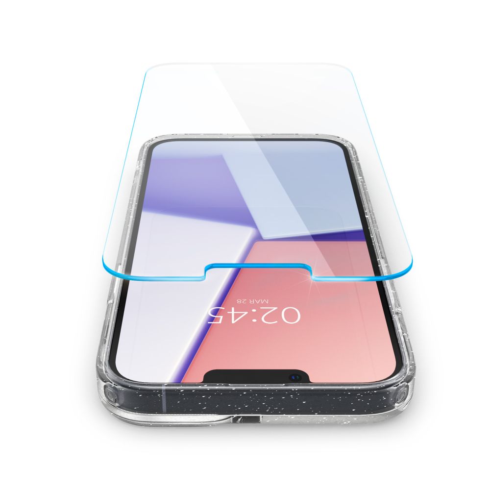 Spigen Cyrill iPhone 14 Plus / iPhone 15 Plus Shine Mag Θήκη Σιλικόνης με Προστασία Οθόνης και MagSafe - Glitter Διάφανη