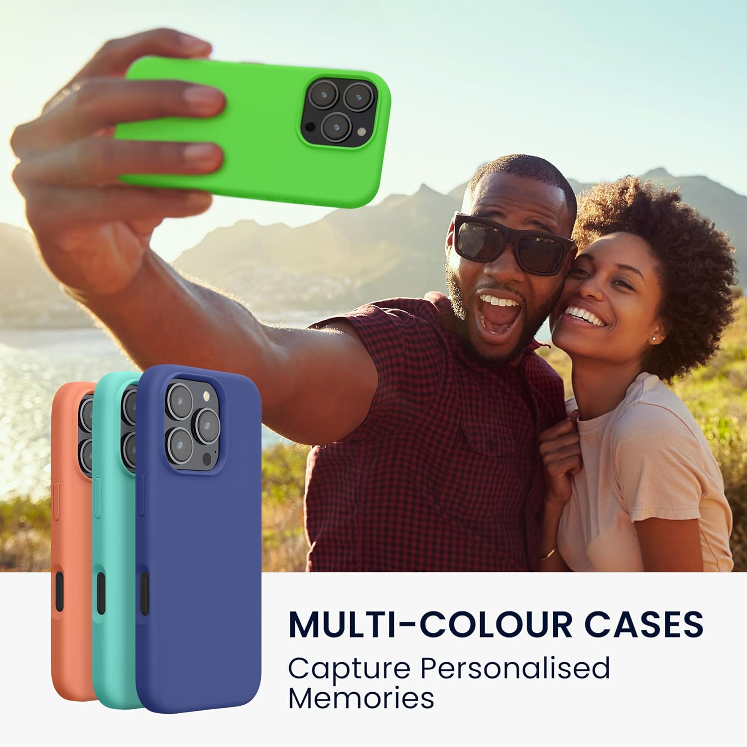 KW iPhone 16 Pro Θήκη Σιλικόνης Rubberized TPU - Lime Green