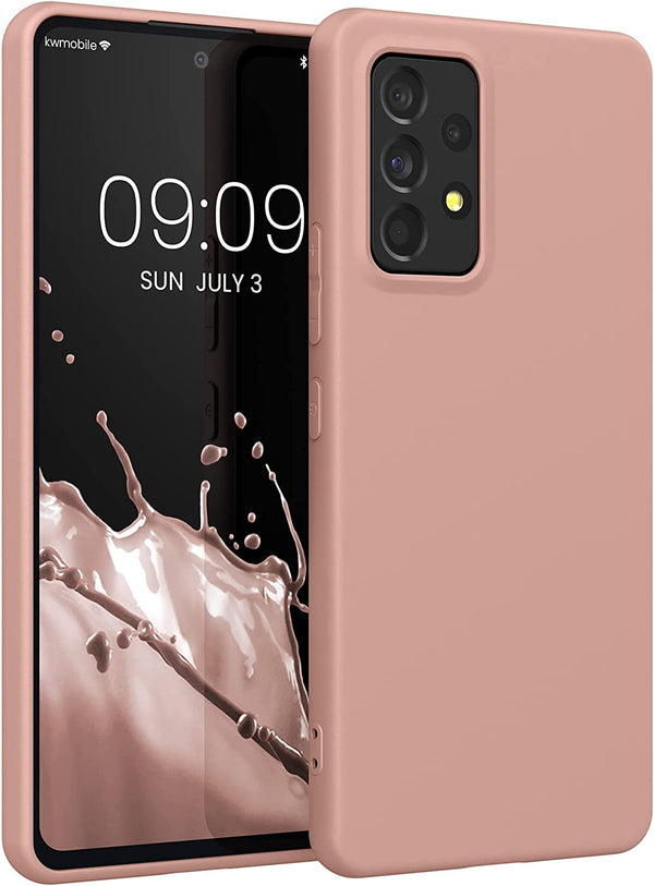 KW Samsung Galaxy A53 5G Θήκη Σιλικόνης TPU - Orange Clay - 57808.237