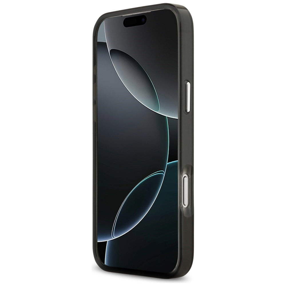 Karl Lagerfeld iPhone 17 Pro Max - IML Aquarelle Karl / Choupette and Logo MagSafe - Σκληρή Θήκη με Πλαίσιο Σιλικόνης - Black - KLHMP17XHMKCAQOK