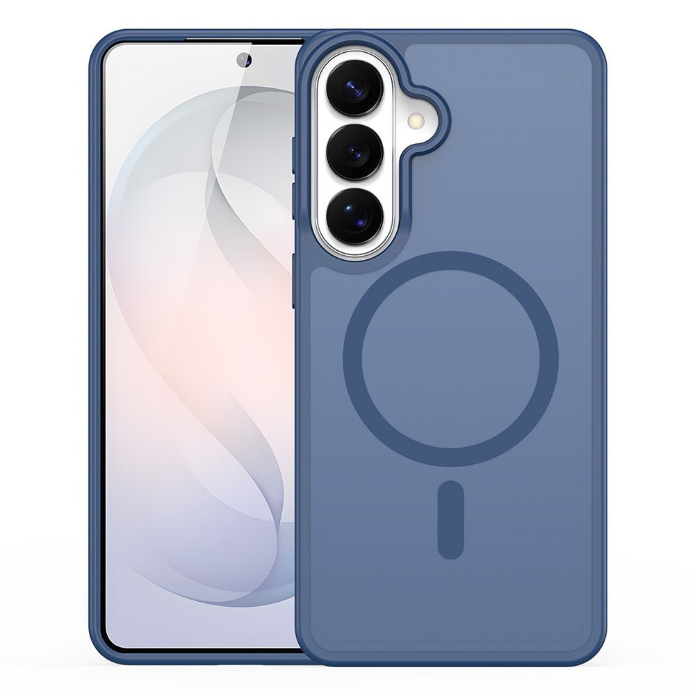 Dux Ducis Samsung Galaxy S26 - Σκληρή Θήκη με Πλαίσιο Σιλικόνης MagSafe - Yind Series - Dark Blue