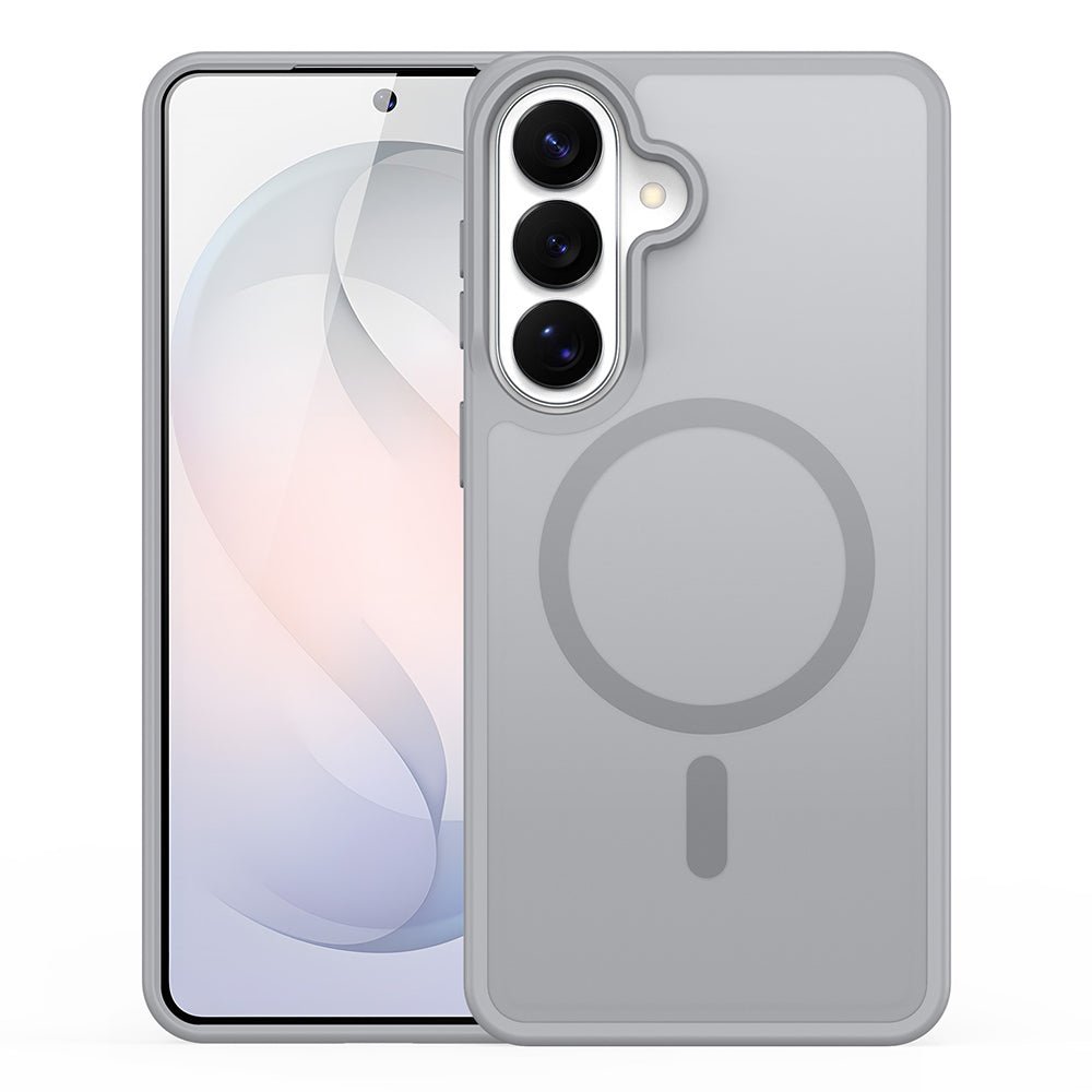 Dux Ducis Samsung Galaxy S26 - Σκληρή Θήκη με Πλαίσιο Σιλικόνης MagSafe - Yind Series - Grey