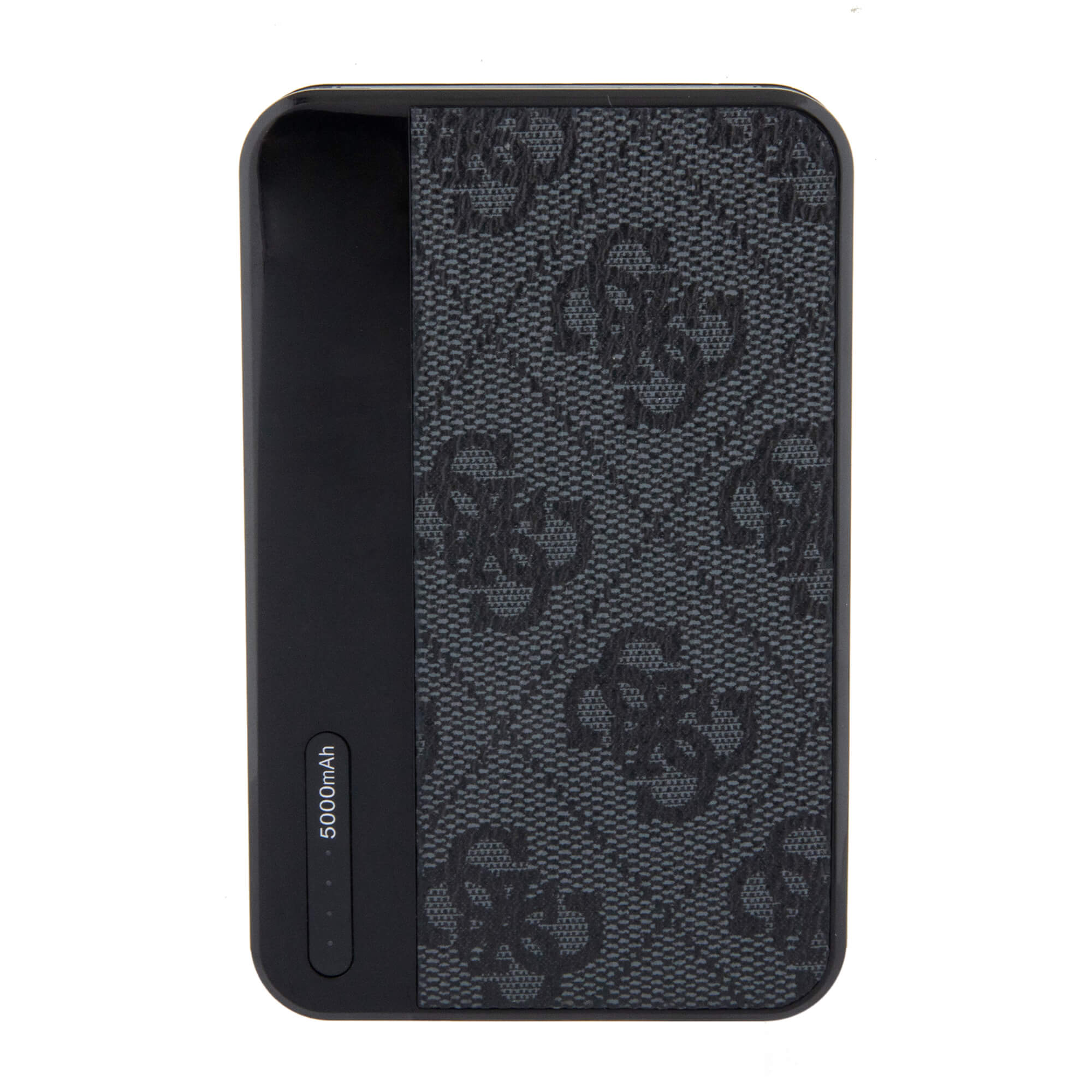 Guess PowerBank 15W - 4G Leather Metal Logo - 5000 mAh - Black - GUPB5LP4GEGK