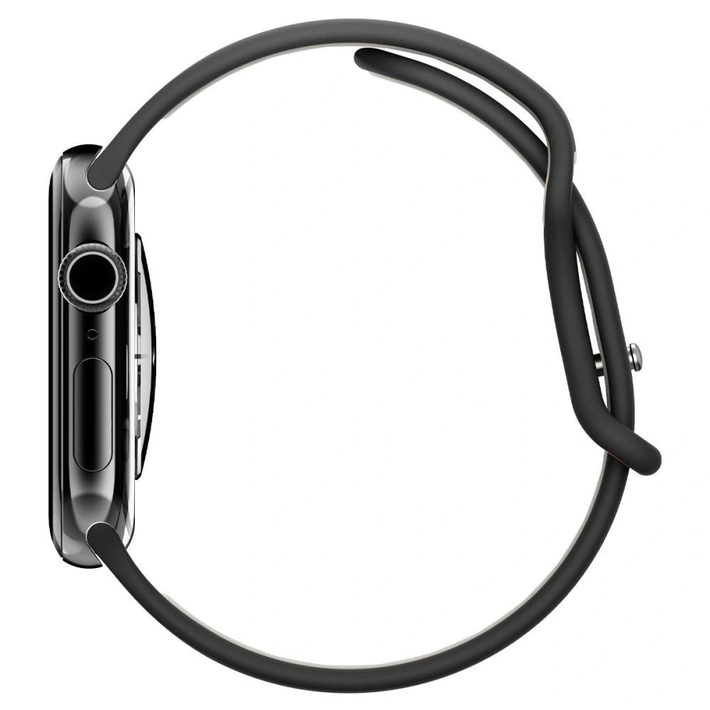 Spigen Λουράκι Apple Watch 8/9/10/11 - SE (1/2/3) - Ultra (1/2/3) – 44/45/46/49mm Nano Pop Σιλικόνης - Black Sesame
