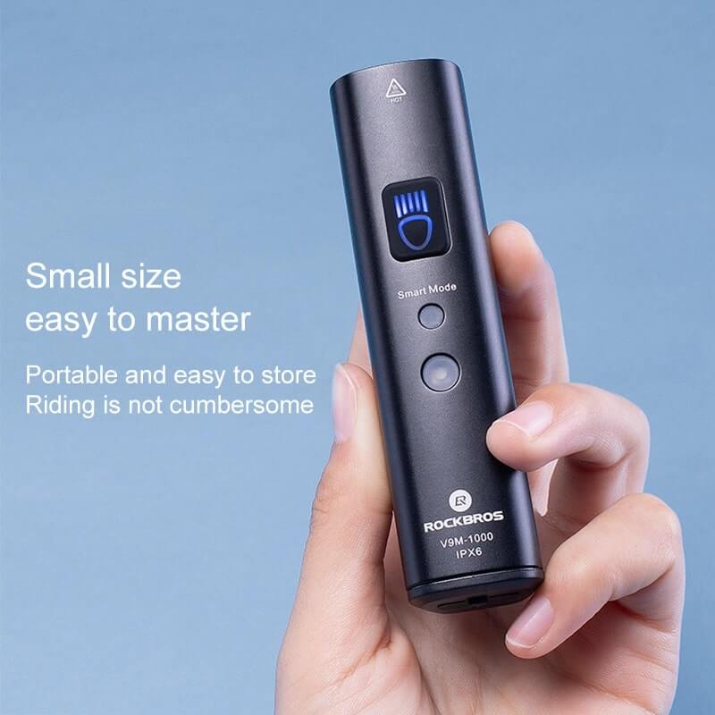 Rockbros V9M-1000 Μπροστινό Φως Ποδηλάτου 1000lm - Black