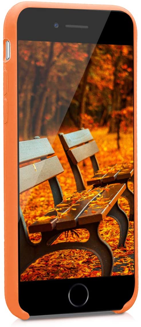 KW iPhone SE 2022 / SE 2020 / 7 / 8 Θήκη Σιλικόνης Rubber TPU - Cosmic Orange - 40225.150