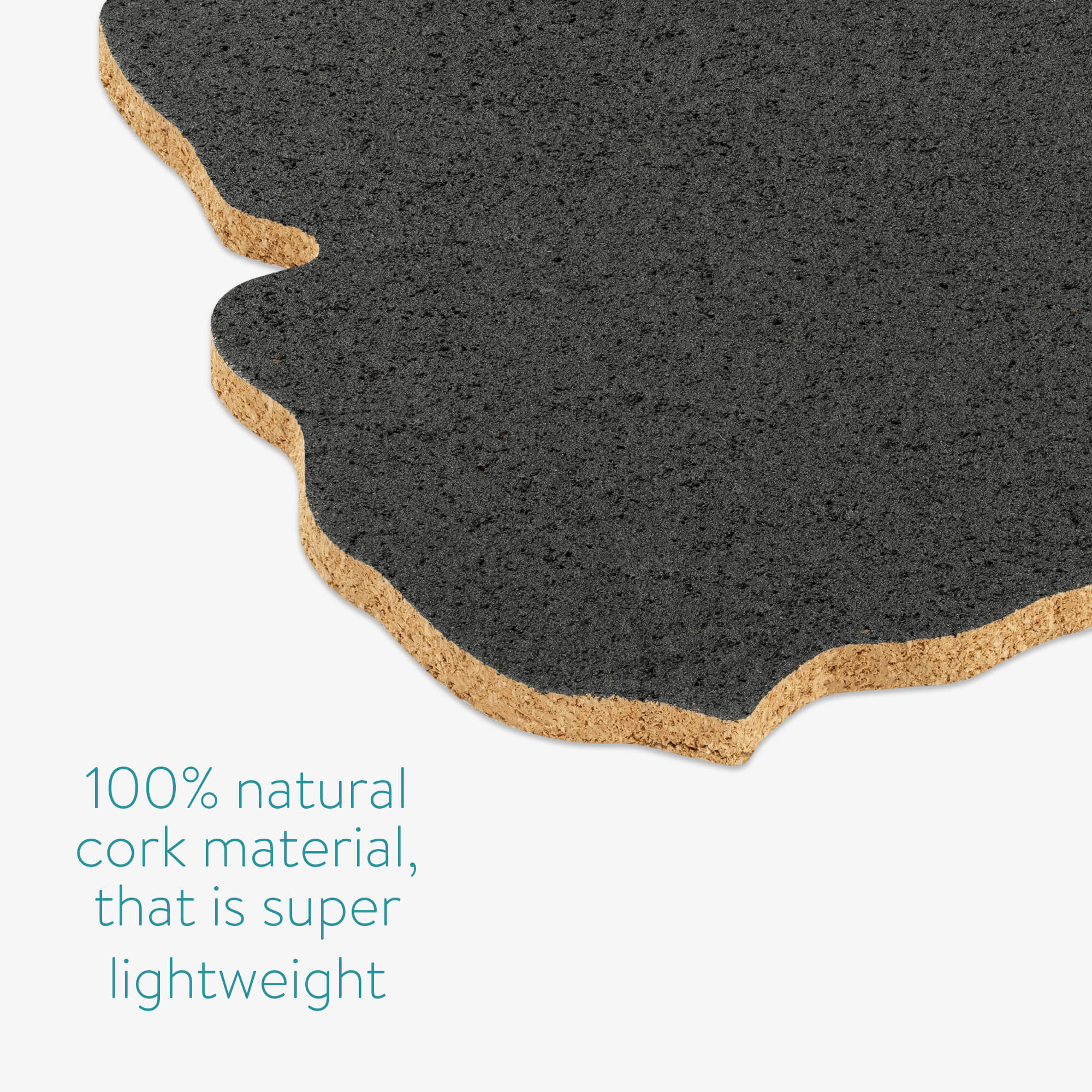 Navaris Cork Pink Board - Πίνακας Ανακοινώσεων με Πινέζες - Design World Map - Black - 53172.1.01