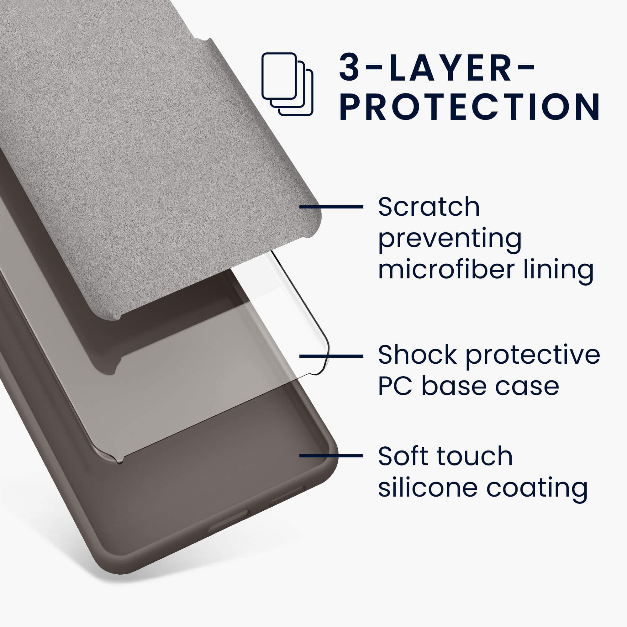 KW Samsung Galaxy A15 4G / A15 5G Θήκη Σιλικόνης Rubberized TPU - Stone Dust