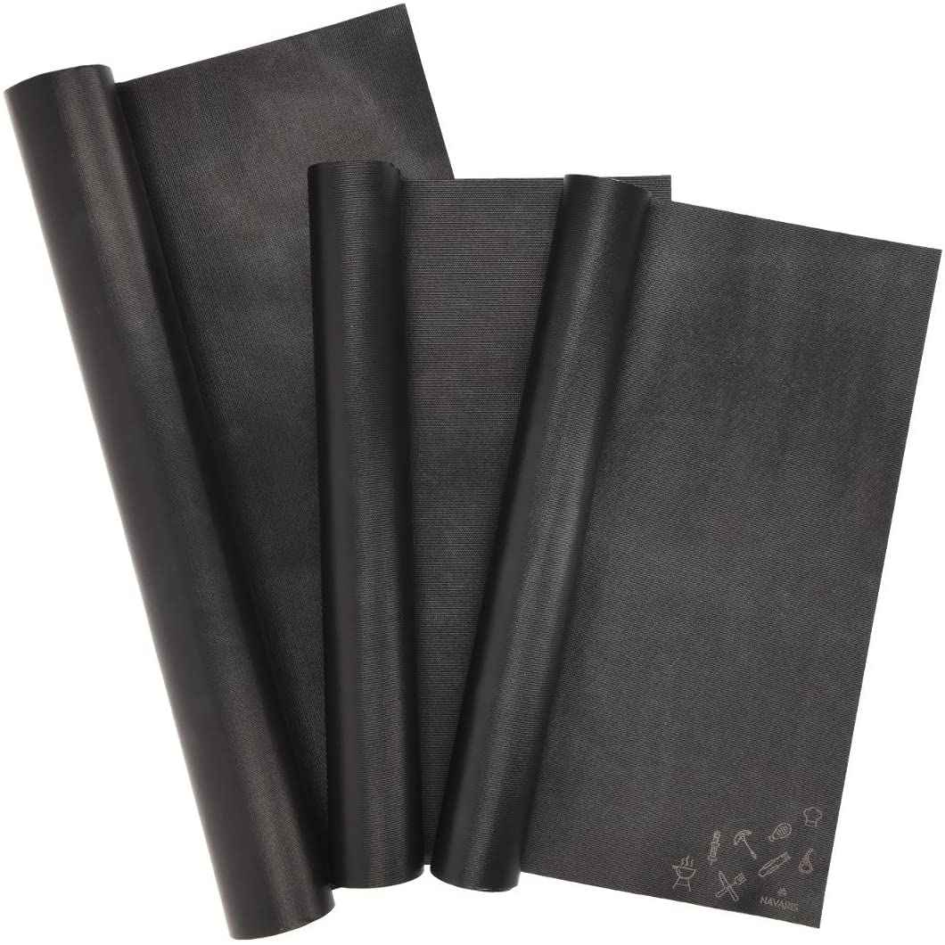 Navaris Non-Stick BBQ Grill Mat Σετ με 3 Αντικολλητικές Επιφάνειες Ψησίματος - 44053.01