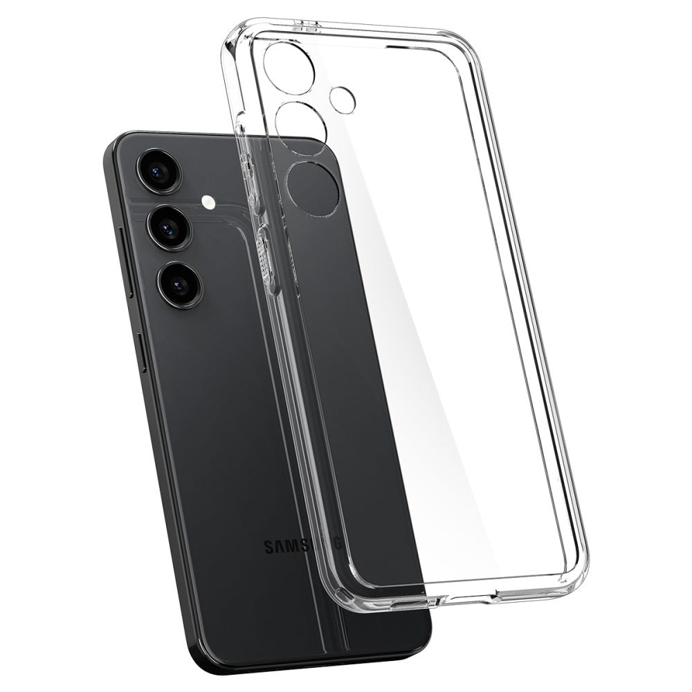 Spigen Samsung Galaxy S24 - Ultra Hybrid Σκληρή Θήκη με Πλαίσιο Σιλικόνης - Crystal Clear