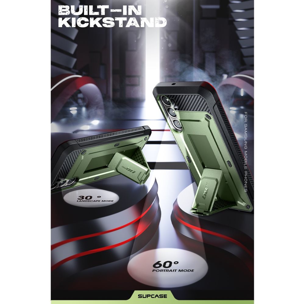 Supcase Samsung Galaxy S23+ Unicorn Beetle Pro Σκληρή Θήκη με Stand - Green