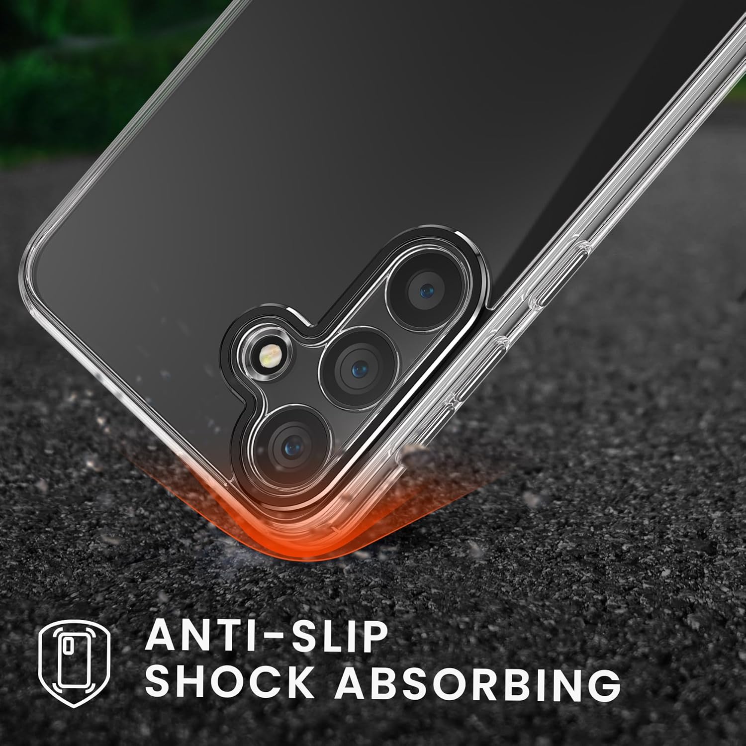 KW Samsung Galaxy S24+ Θήκη Σιλικόνης TPU με Προστασία Κάμερας - Διάφανη