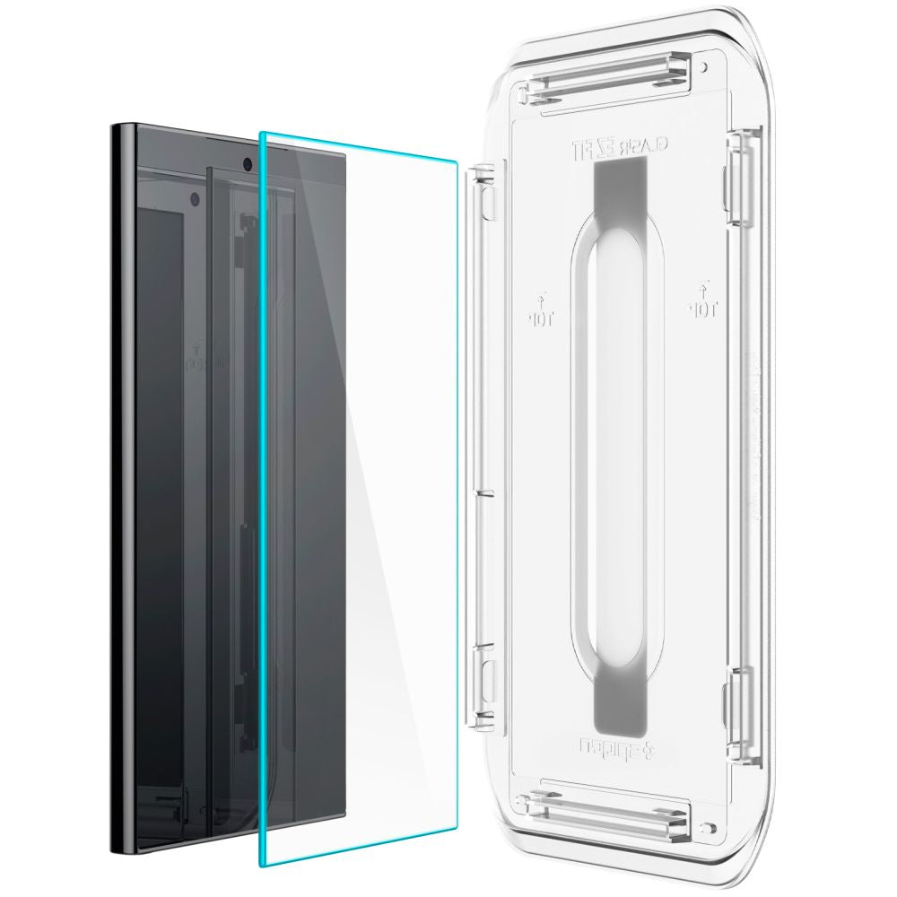 Spigen Samsung Galaxy S24 Ultra Glas.TR EZ Fit 0.2mm 2.5D 9H Tempered Glass Αντιχαρακτικό Γυαλί Οθόνης - 2 Τεμάχια - Clear - AGL07495