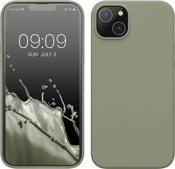 KW iPhone 14 Plus Θήκη Σιλικόνης TPU - Gray Green - 59072.172 - likebrands.gr