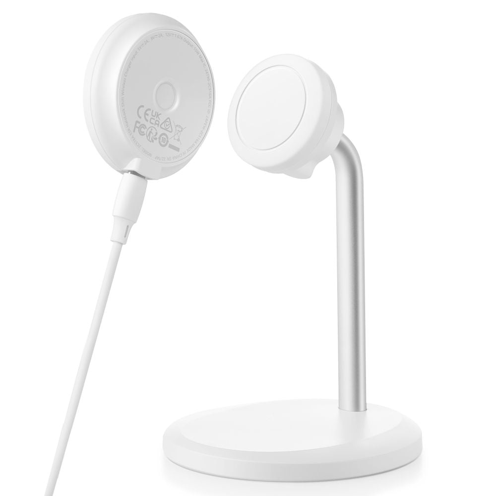 ESR HaloLock Shift Μαγνητική Βάση με Ασύρματη Φόρτιση MagSafe 15W - White
