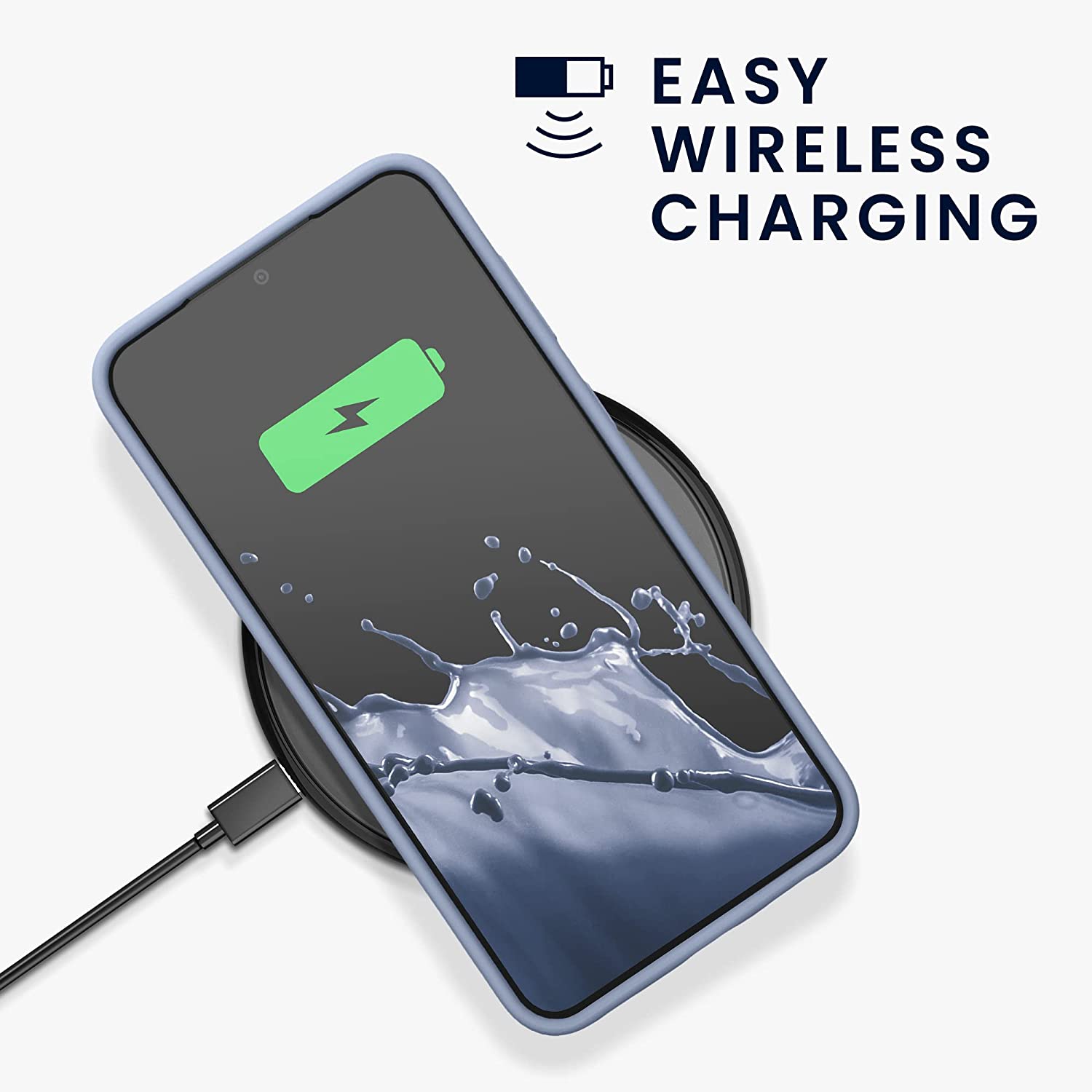 KW Samsung Galaxy S23 Plus Θήκη Σιλικόνης Rubberized TPU - Light Blue - 60274.58