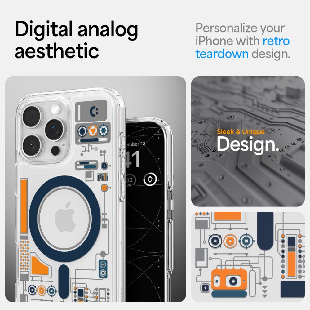 Spigen Cyrill iPhone 16 Pro Ultra Hybrid Mag Σκληρή Θήκη με Πλαίσιο Σιλικόνης με MagSafe - Analogue