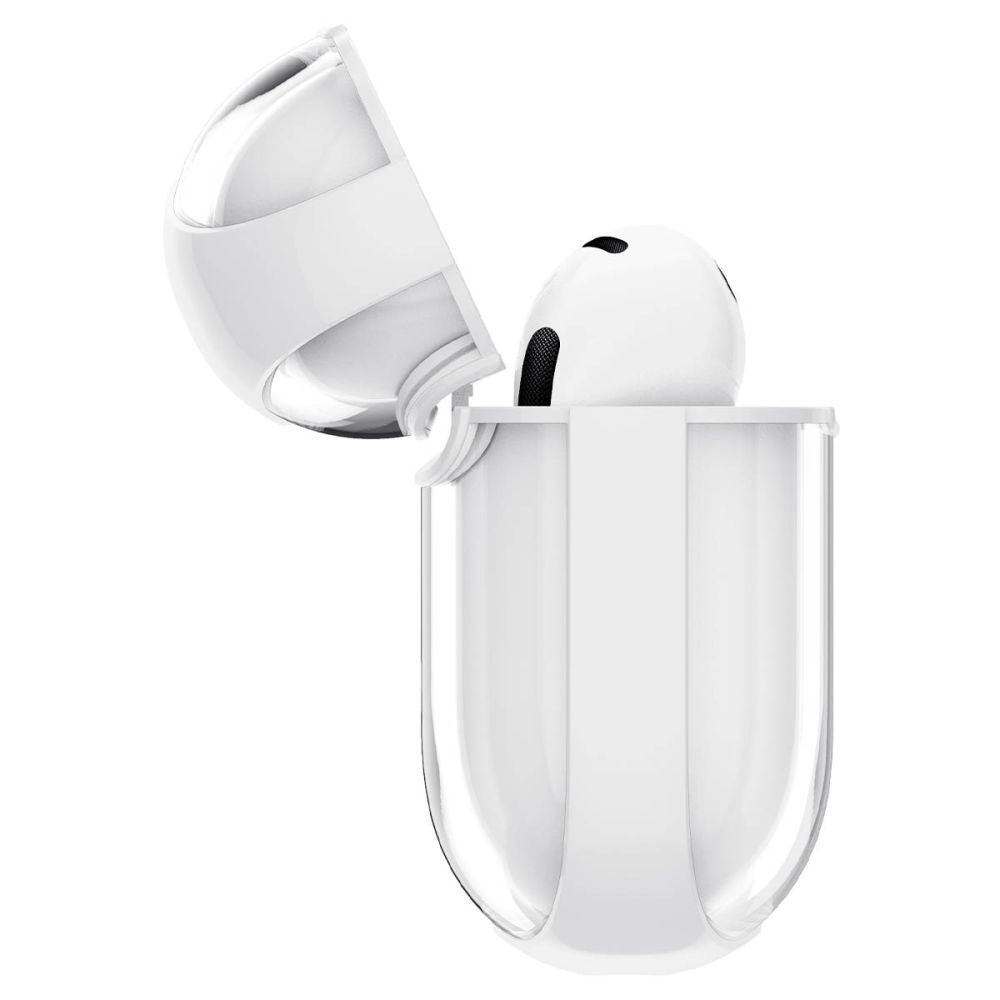 Spigen AirPods 4 Θήκη από Σκληρό Πλαστικό και Σιλικόνη - Ultra Hybrid - Jet White