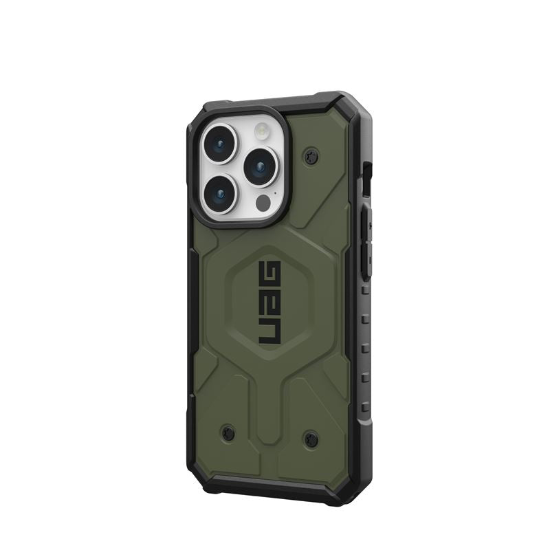 UAG iPhone 15 Pro Pathfinder MagSafe Series Σκληρή Θήκη με MagSafe - Olive Drab