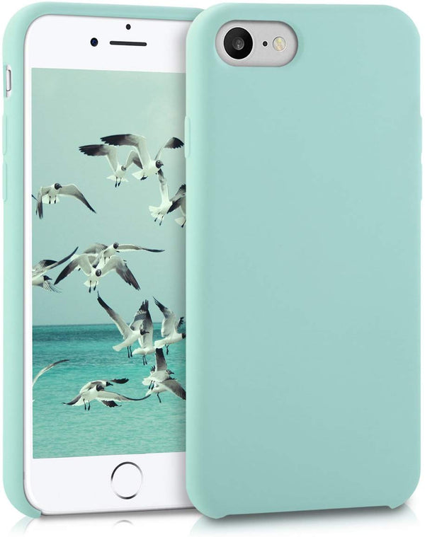 KW iPhone SE 2022 / SE 2020 / 7 / 8 Θήκη Σιλικόνης Rubber TPU - Mint - 40225.71