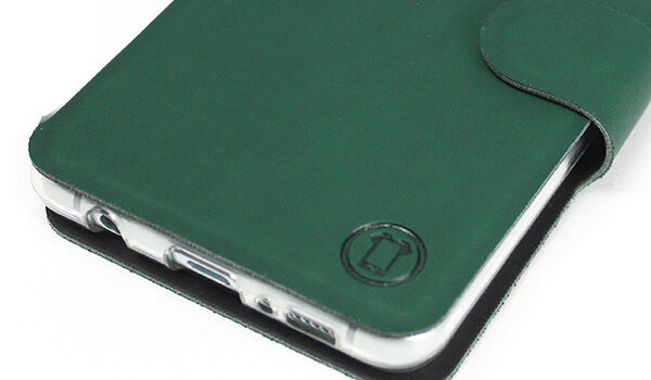 Mobiwear iPhone 14 Pro Θήκη Βιβλίο Slim Flip - Πράσινη - S_GRB