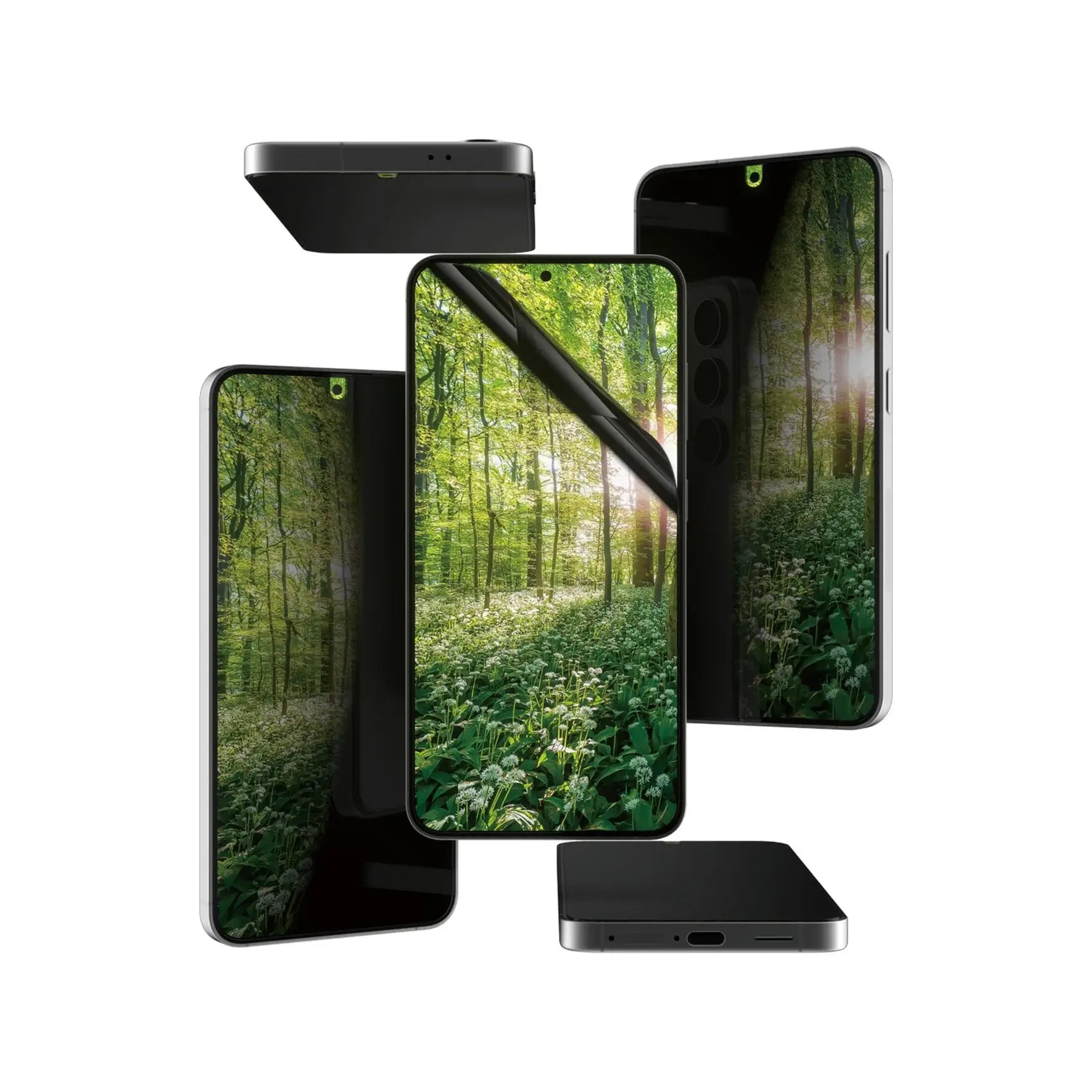 PanzerGlass Samsung Galaxy S24 / S25 Eco Matrix Ultra-Wide Fit Privacy Προστατευτική Mεμβράνη Οθόνης - Διάφανη / Black