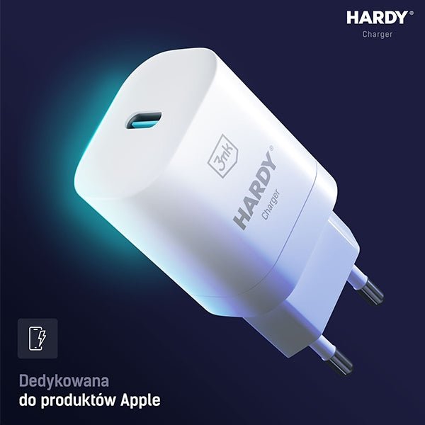 3MK Hardy GaN 33W PD Οικιακός Φορτιστής Γρήγορης Φόρτισης με 1 Θύρα Type - C - White