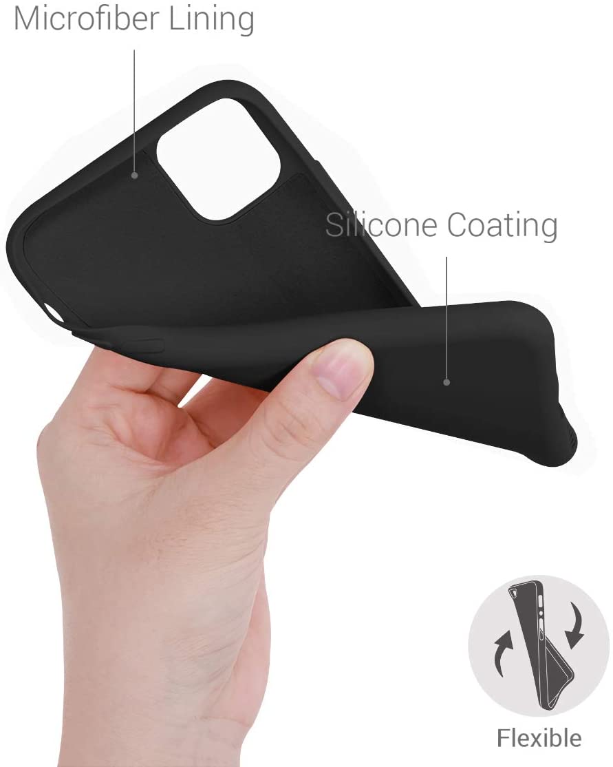 KW iPhone 11 Θήκη Σιλικόνης Rubberized TPU - Black Matte - 50791.47