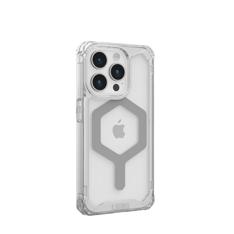 UAG iPhone 15 Pro Plyo Series Θήκη Υψηλής Προστασίας με MagSafe - Ice / Silver - Διάφανη