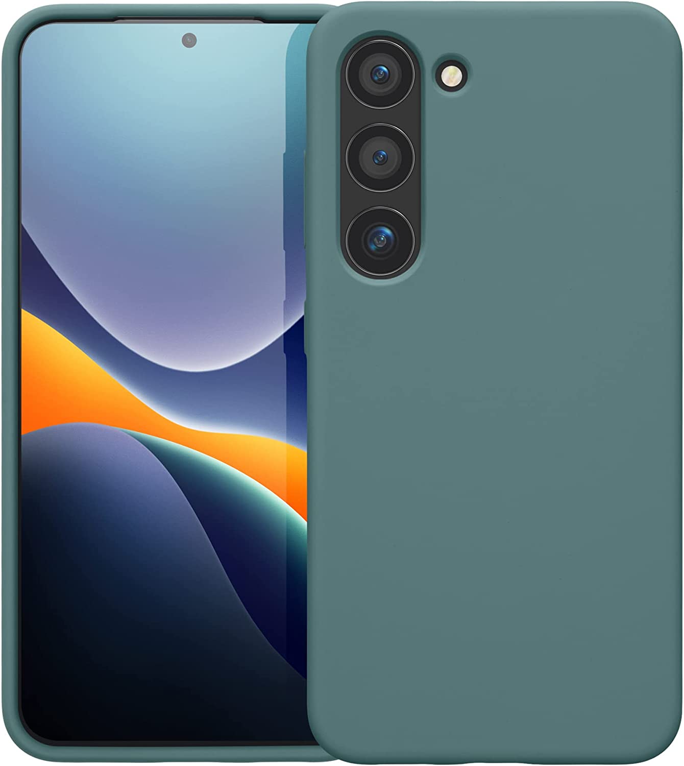 KW Samsung Galaxy S23 Θήκη Σιλικόνης Rubberized TPU - Arctic Night - 60273.207