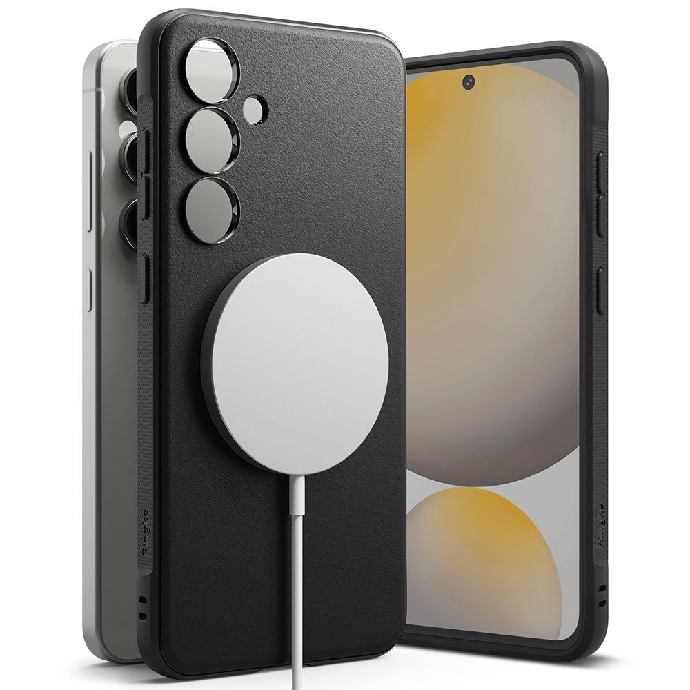 Ringke Samsung Galaxy S24 FE Onyx Magnetic Θήκη Σιλικόνης με MagSafe - Black