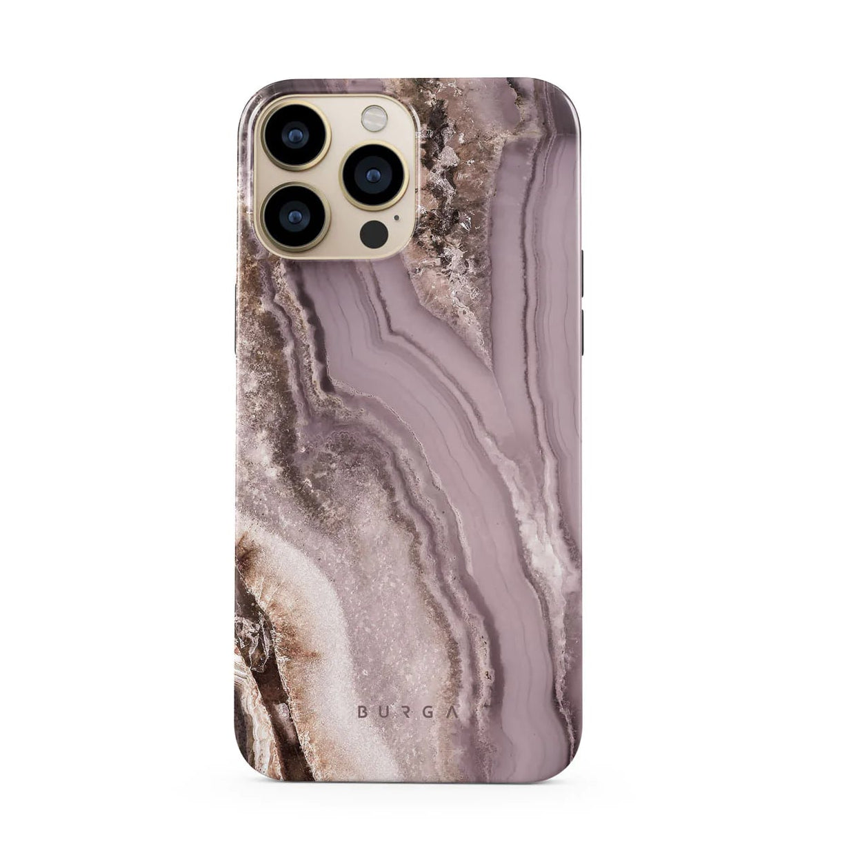 Burga iPhone 14 Pro Max Fashion Tough Σκληρή Θήκη - Golden Taupe