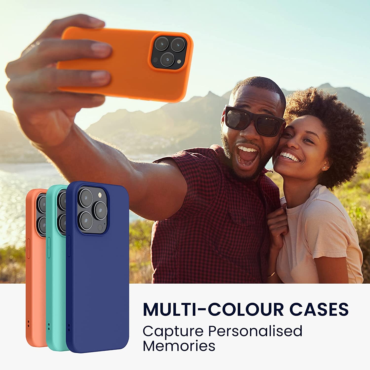 KW iPhone 14 Pro Max Λεπτή Θήκη Σιλικόνης TPU - Neon Orange - 59078.69