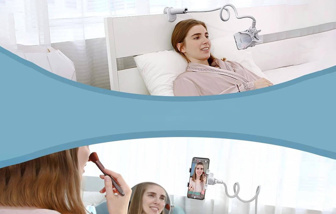 Ugreen LP113 Βάση Στήριξης Κινητού με Ρυθμιζόμενο Στήριγμα - White