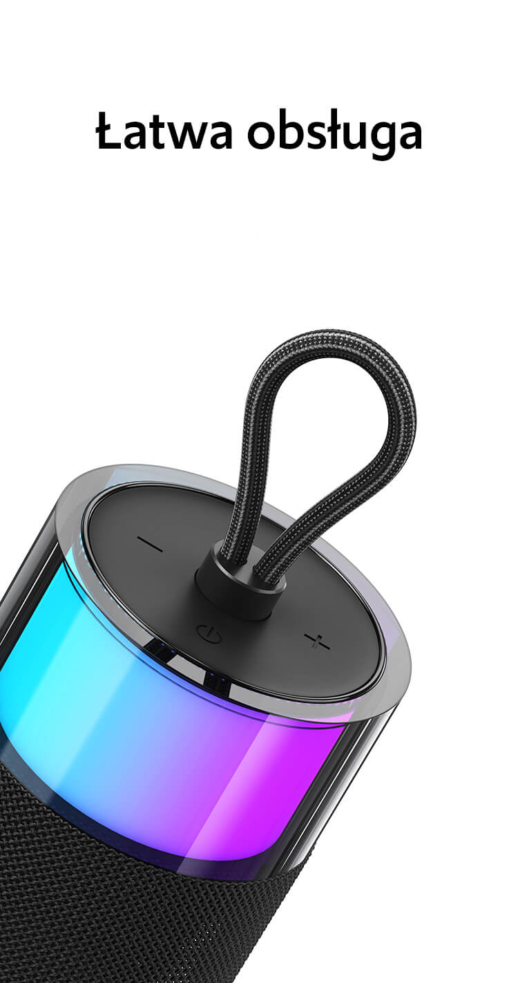 USAMS YIN Series - Φορητό Ηχείο Bluetooth 5.3 - Black