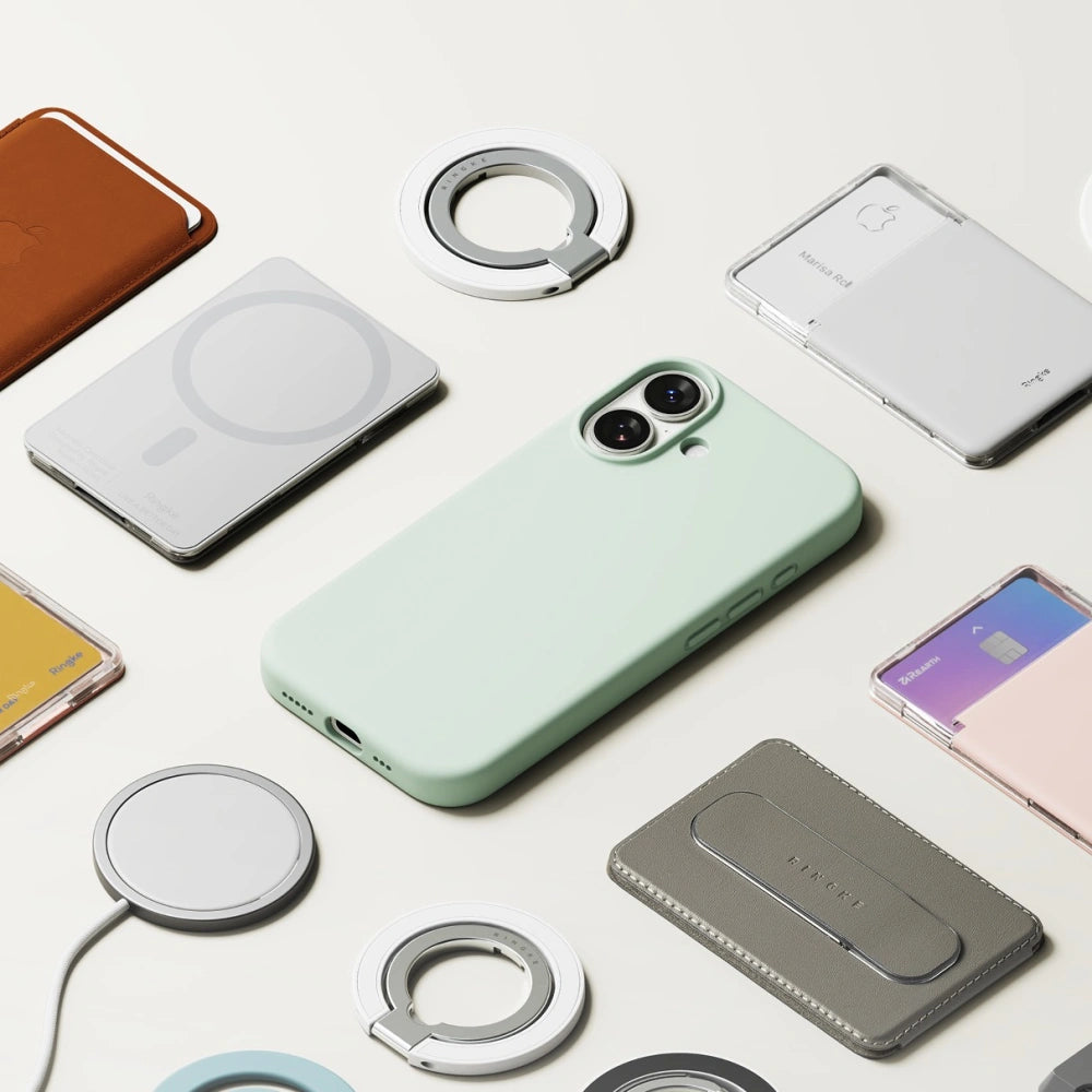 Ringke iPhone 17 - Silicone Magnetic MagSafe - Θήκη Σιλικόνης με MagSafe - Soft Mint