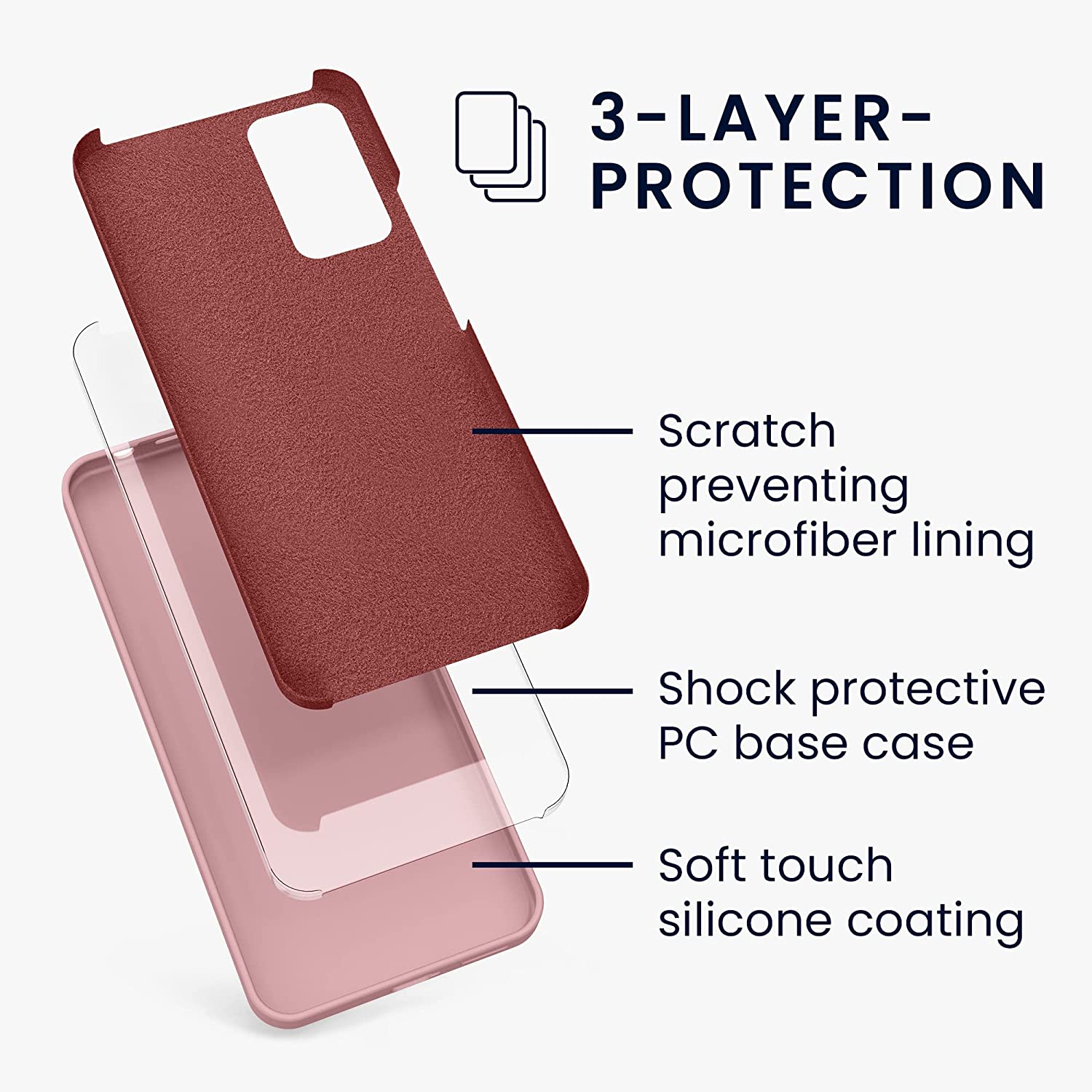 KW Xiaomi Redmi Note 11 Pro / Note 11 Pro 5G Θήκη Σιλικόνης Rubberized TPU - Winter Rose - 57373.193