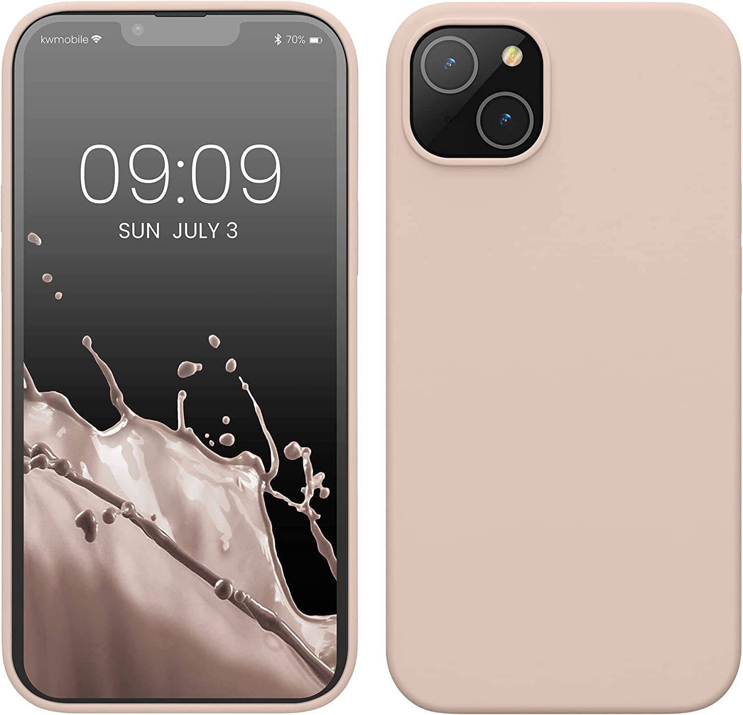KW iPhone 14 Plus Θήκη Σιλικόνης TPU - Coconut Swirl - 59072.225