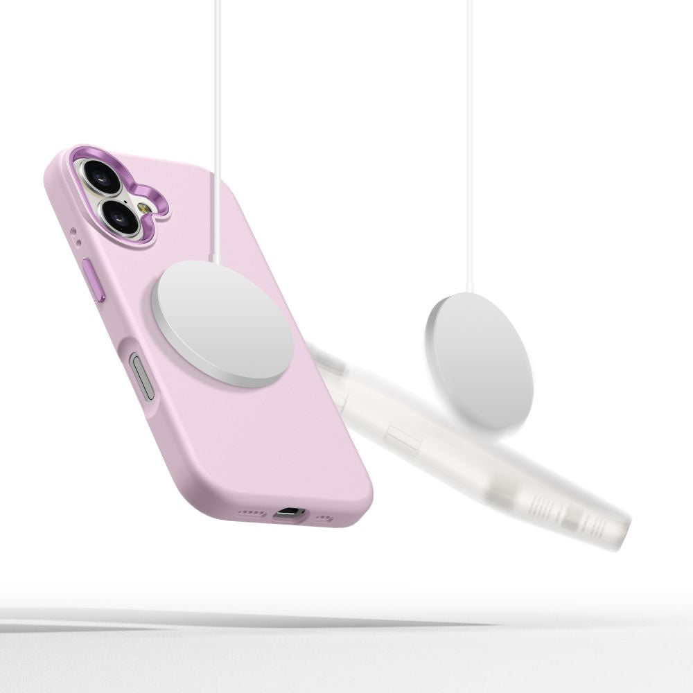Tech-Protect iPhone 16 Silicone Pure Θήκη Σιλικόνης TPU με MagSafe - Pink Pearl
