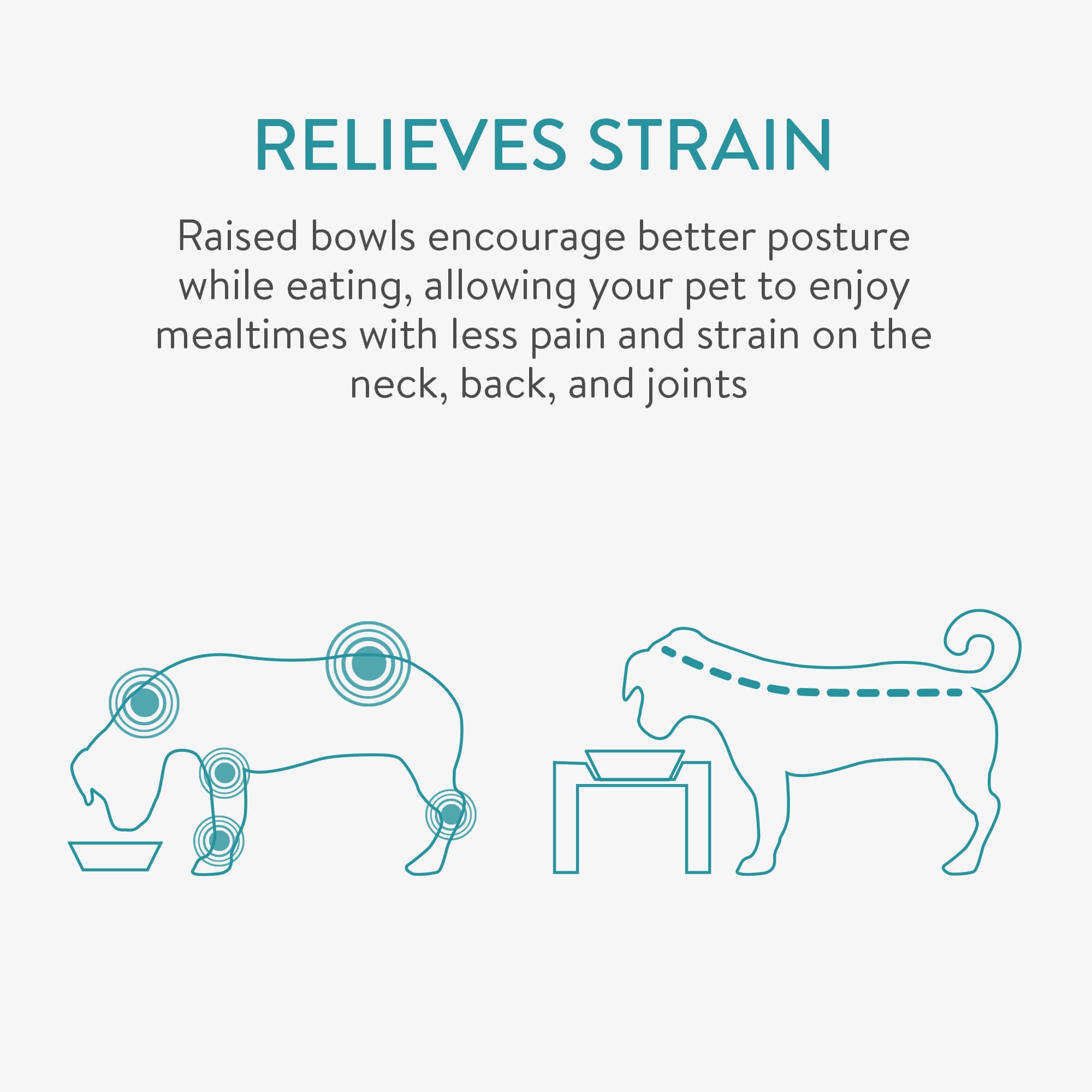 Navaris Raised Pet Bowls Stand - Ανυψωμένα Μπολ Φαγητού με Ξύλινη Βάση για Κατοικίδια 130ml - Black - 50174.47