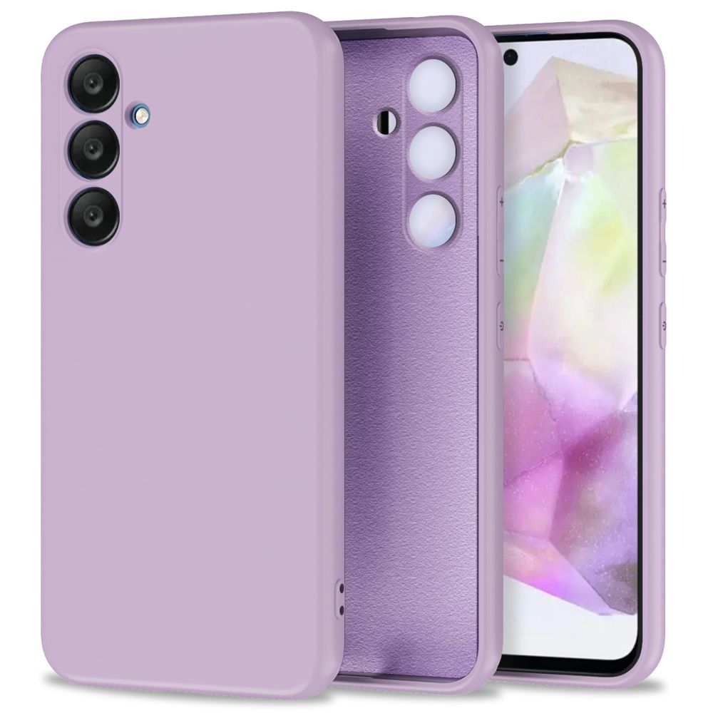 Tech-Protect Samsung Galaxy A35 5G Icon Θήκη Σιλικόνης Rubber TPU - Violet