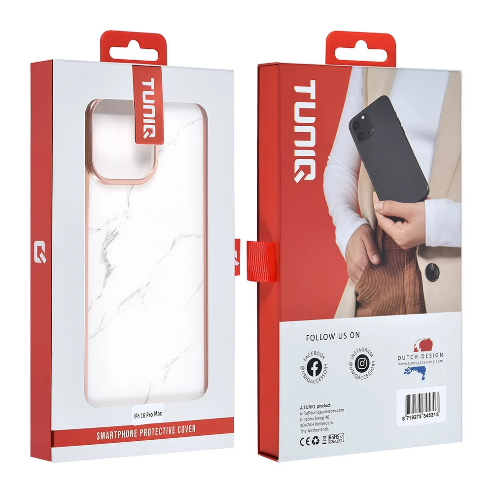 Tuniq iPhone 16 Pro Max Silicone Θήκη Σιλικόνης - Marble