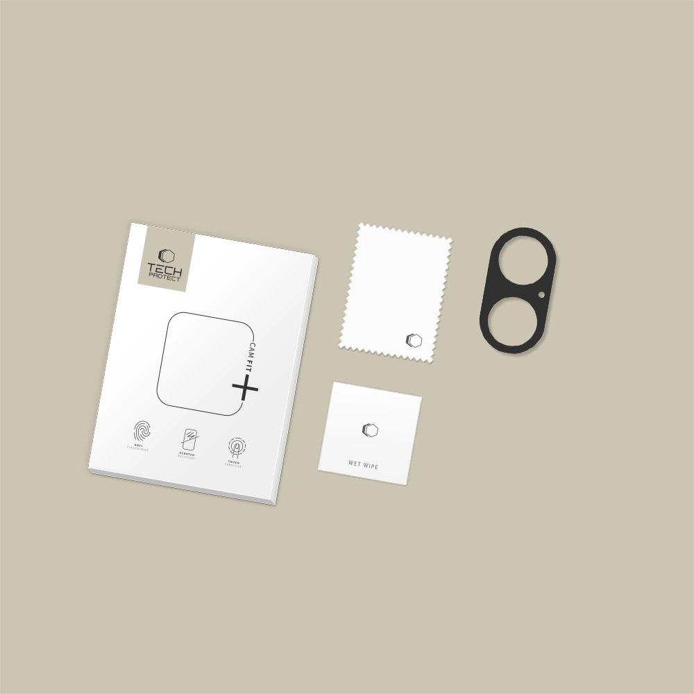 Tech-Protect iPhone 17 Camalloy Fit+ Μεταλλικό Προστατευτικό για την Κάμερα - Black