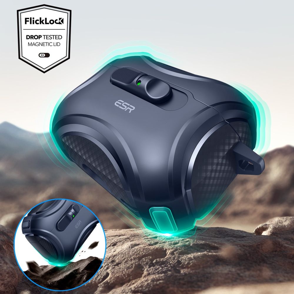 ESR AirPods Pro 3 Θήκη από Σκληρό Πλαστικό με MagSafe - Cyber Flicklock - Blue