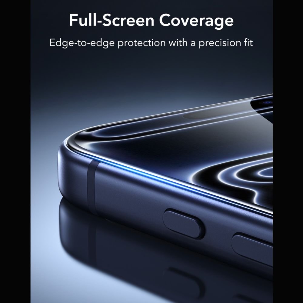 ESR iPhone 17 Pro / iPhone 18 Pro - Αντιχαρακτικό Γυαλί Οθόνης - UltraFit Armorite - 2 Τεμάχια - Black