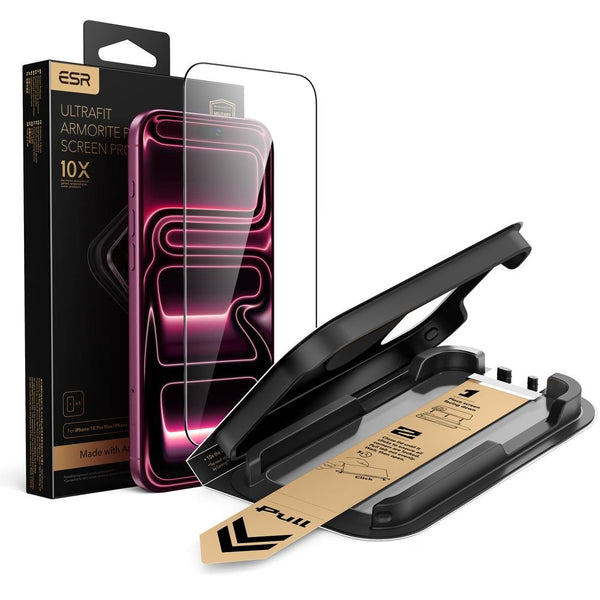 ESR iPhone 17 Pro Max / iPhone 18 Pro Max - Full Screen Αντιχαρακτικό Γυαλί Οθόνης - UltraFit Armorite Pro - Black