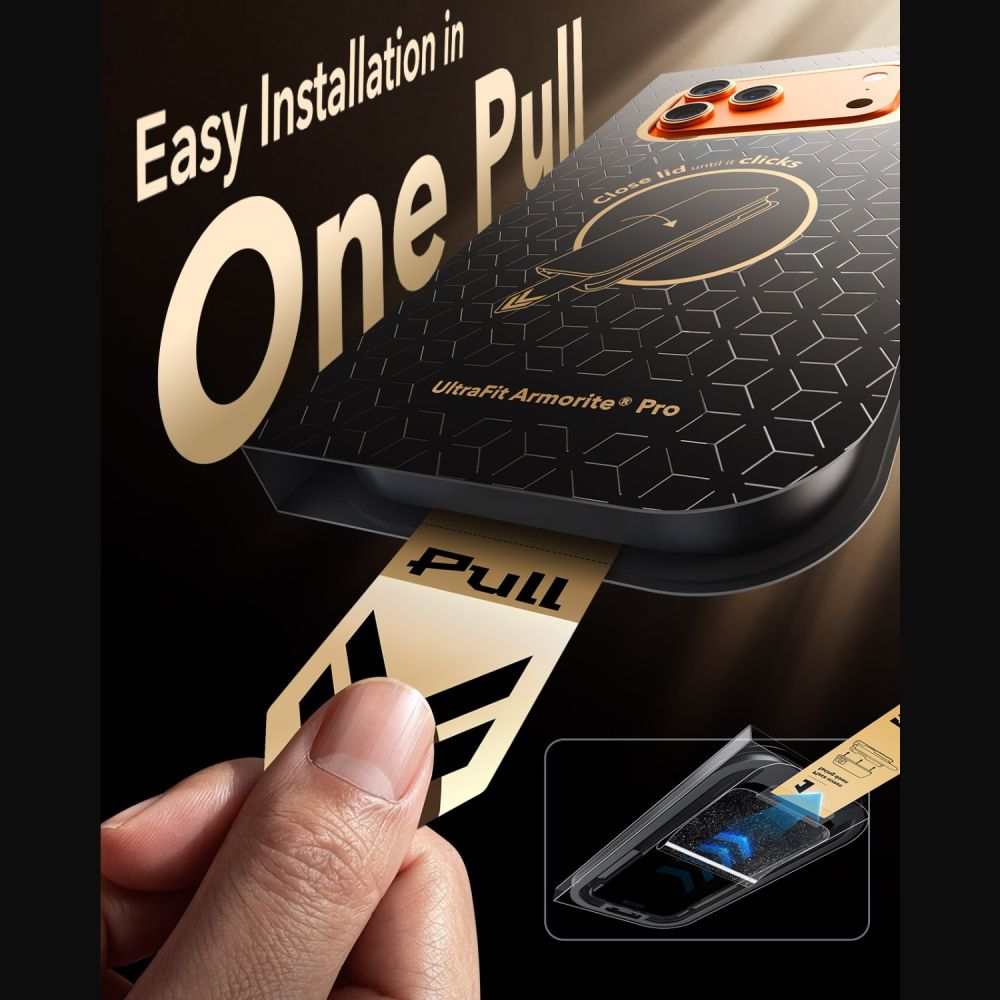 ESR iPhone 17 Pro Max / iPhone 18 Pro Max - Full Screen Αντιχαρακτικό Γυαλί Οθόνης - UltraFit Armorite Pro - Black