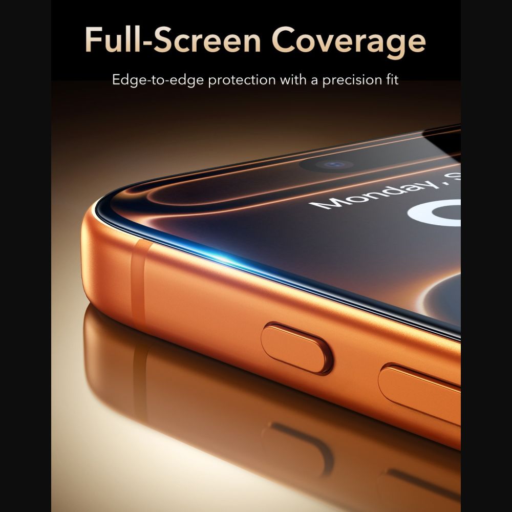ESR iPhone 17 Pro Max / iPhone 18 Pro Max - Full Screen Αντιχαρακτικό Γυαλί Οθόνης - UltraFit Armorite Pro - Black