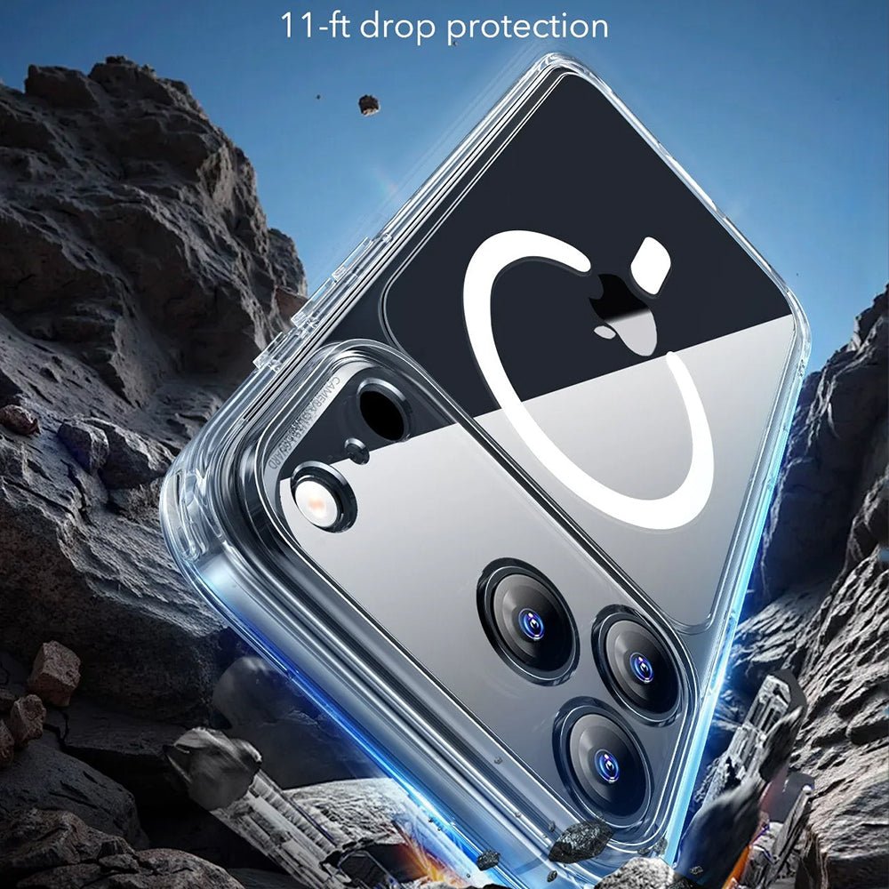 ESR iPhone 17 Pro Max - Σκληρή Θήκη με Πλαίσιο Σιλικόνης και MagSafe - Classic Hybrid Halolock - Clear