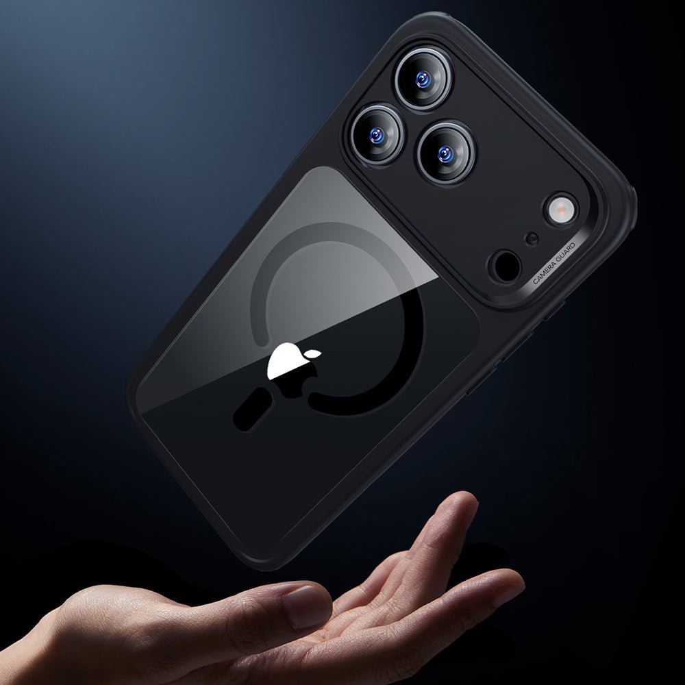 ESR iPhone 17 Pro Max - Σκληρή Θήκη με Πλαίσιο Σιλικόνης και MagSafe - Classic Hybrid Halolock - Clear Black